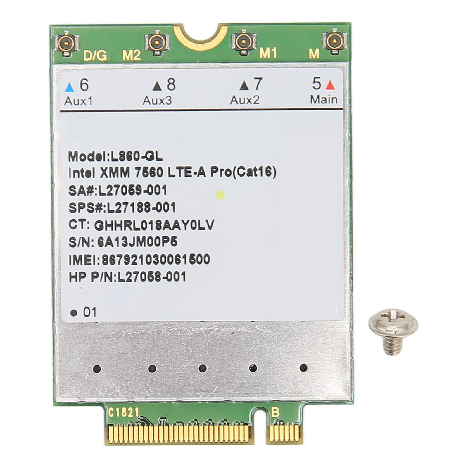 4G LTE Module M.2 4G LTE Support ESIM Port High Speed Stable Plug and Play L860 GL Network Card for EliteBook