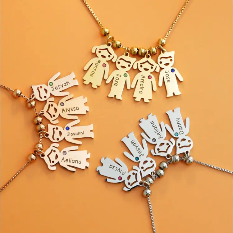 Custom hot sale boy necklaces