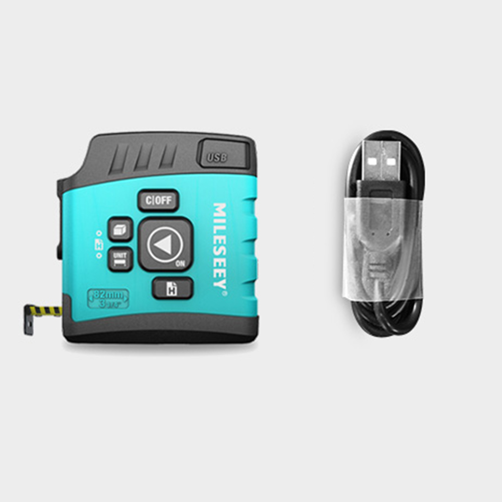 KOGEEK MiLESEEY DT20 3-in-1 Digital Infrared Distancer Measure Tape Power Tape Infrared Distance Meter 131ft IR Infrared Measurer with 16ft Tape Measurer 2.0-inch LCD Display Distance Measure Gauge IR Ran-ge finder. 