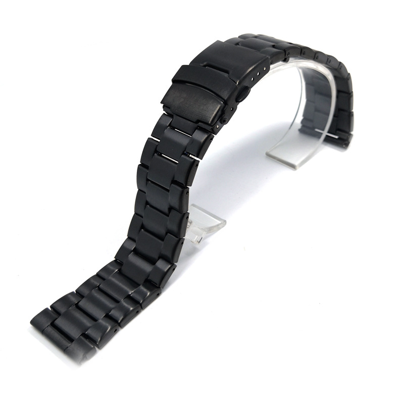 22mm black watch bracelet