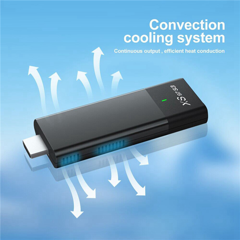 2X XS97 S3 Smart TV Stick Set Top Box H313 Internet HDTV 4K HDR TV Receiver 2.4G 5.8G Wireless WiFi Android 10. 