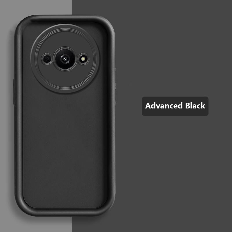 Olige Case For Redmi A3 Angel Eye Step Matte Shockproof Lens Protective Film Melard Color Soft Phone Case Back Cover