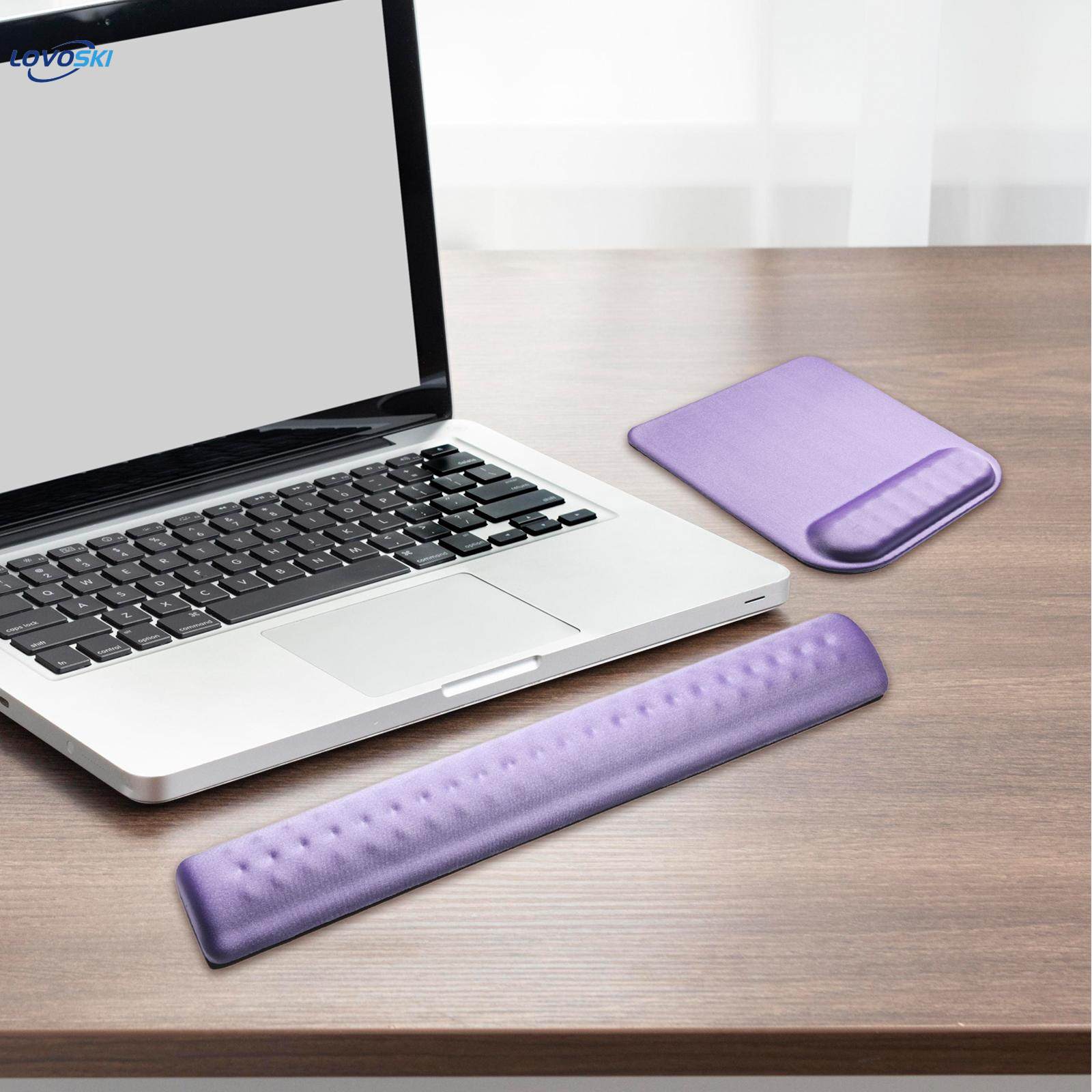 Keyboard Mouse Pad Wrist Support Keyboard Wrist Rest for Laptop Desk Office. 