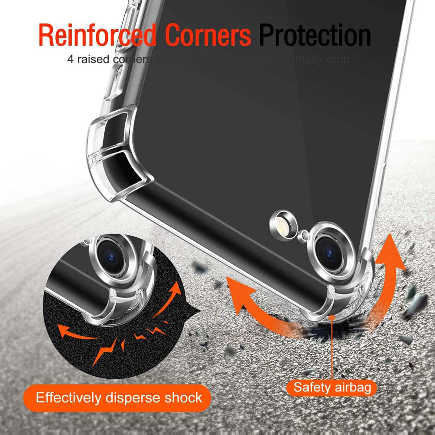 Shockproof Soft Clear Case For iPhone SE 2022 iPhone SE 2020 SE 2016 iPhone SE3 SE2 SE1 Thin Transparent Back Cover. 