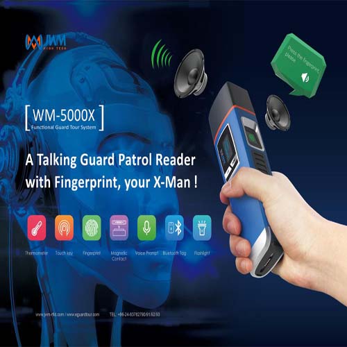 JMW WM-5000X1 Fingerprint Guard Tour Patrol System. 