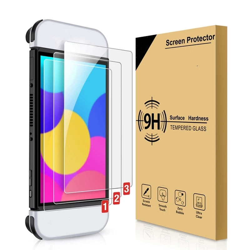 Protective Film LED Screen ch/sw for Swit Screen Protector, 3/1PCSitch Lite/Switch OLED Tempered Glass for Switch O