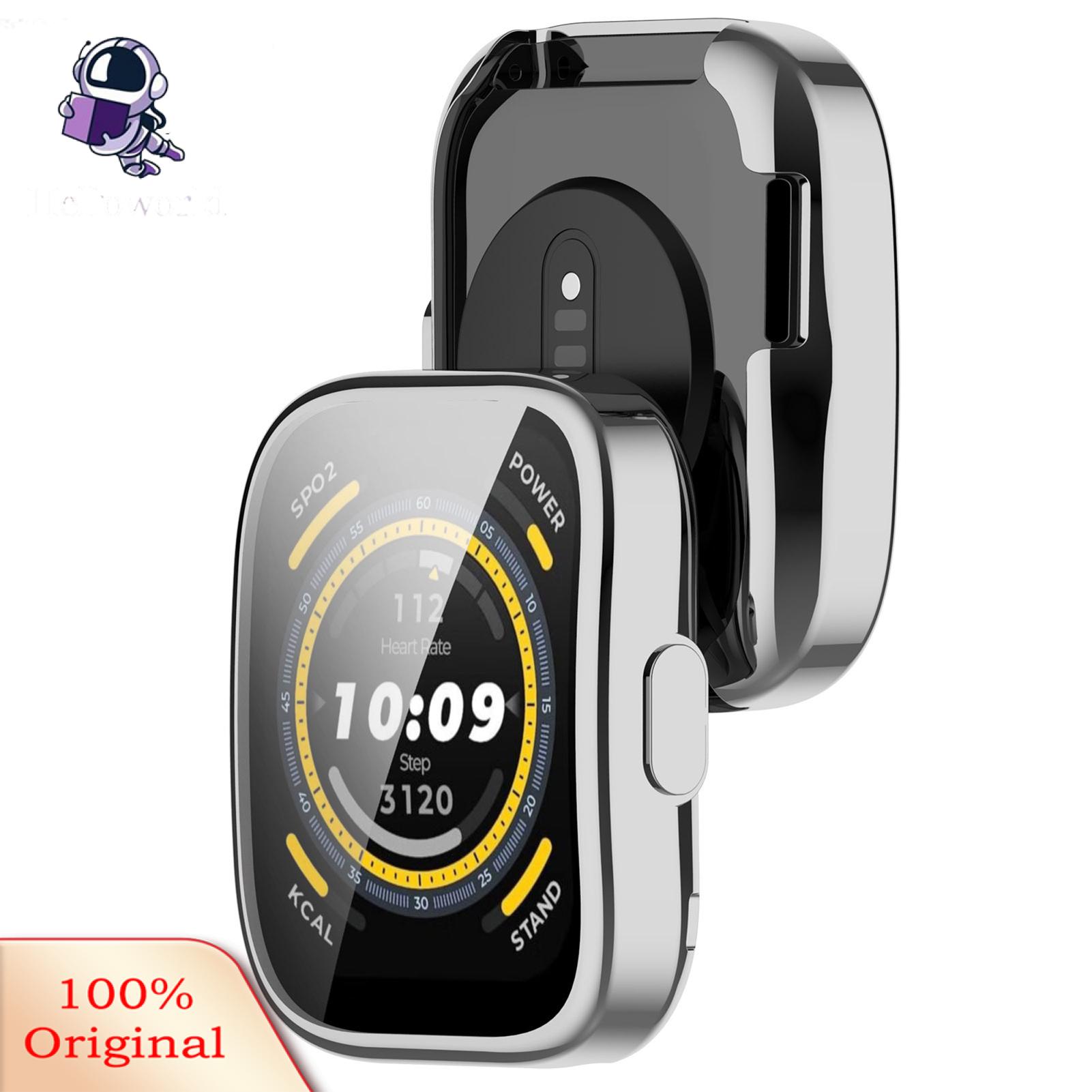 【DIV MALL】（NEW）Protective Case for Amazfit Bip 5 Premium Full Coverage Screen Protector for Amazfit Bip 5 Clarity Scratch Resistance for Huami Amazfit Bip5 Southeast Asian Favorite Smart Watch Case for Bip 5. 