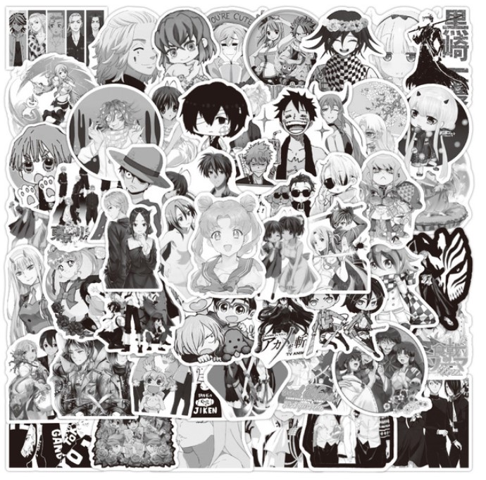 Hot 670pc Japanese Anime Manga Waterproof Stickers Decals