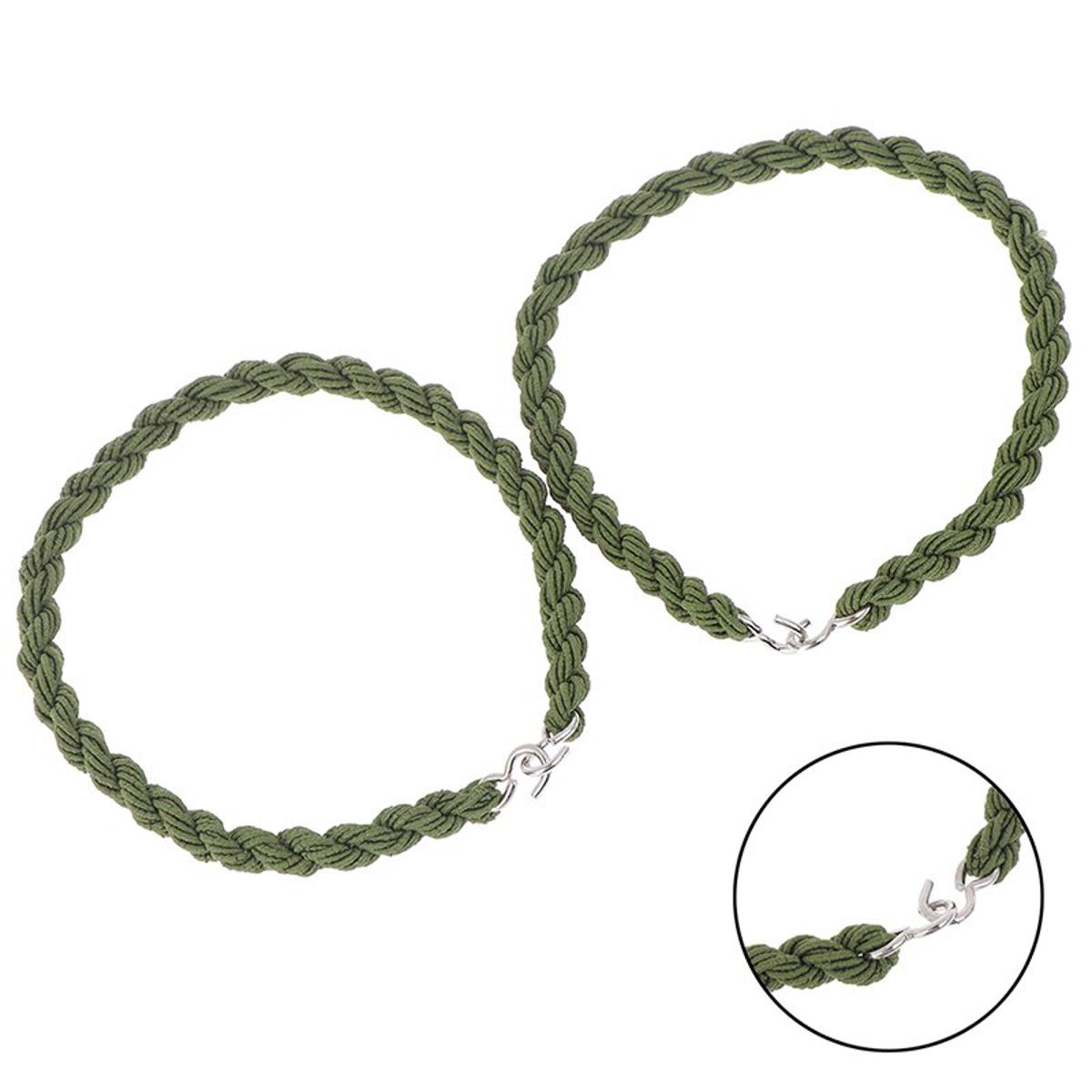 1pair Tactical Army Leggings Elastic Rope Trouser Leg Strap Riding Boot Rubber Band High Strength Band ElasticRope