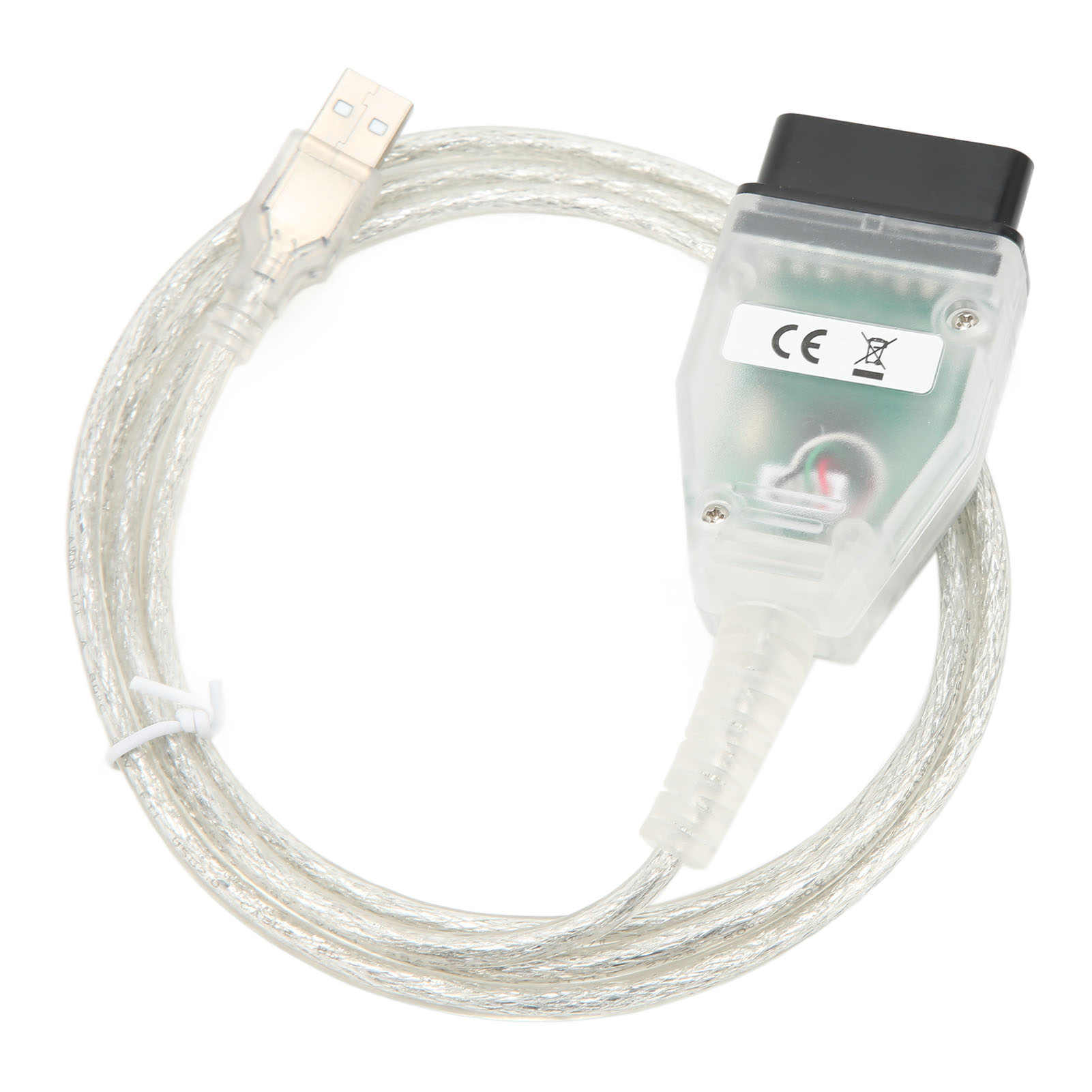 OBD2 Code Reader Cable, for SAE J1850 PWM for Windows 7 32bits Accurate V18.00.008 USB To OBD2 Practical Car Diagnostic Cable for VCI TIS 16pin Vehicle. 