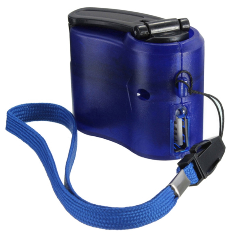 USB Emergency Hand Cranking Dynamo for Universal charger Travel Charger Gadgets. 