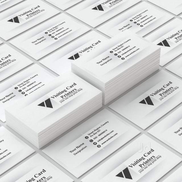 White Texture Ambush paper for Business Card, Certificate Print Paper 20 sheets pack. 