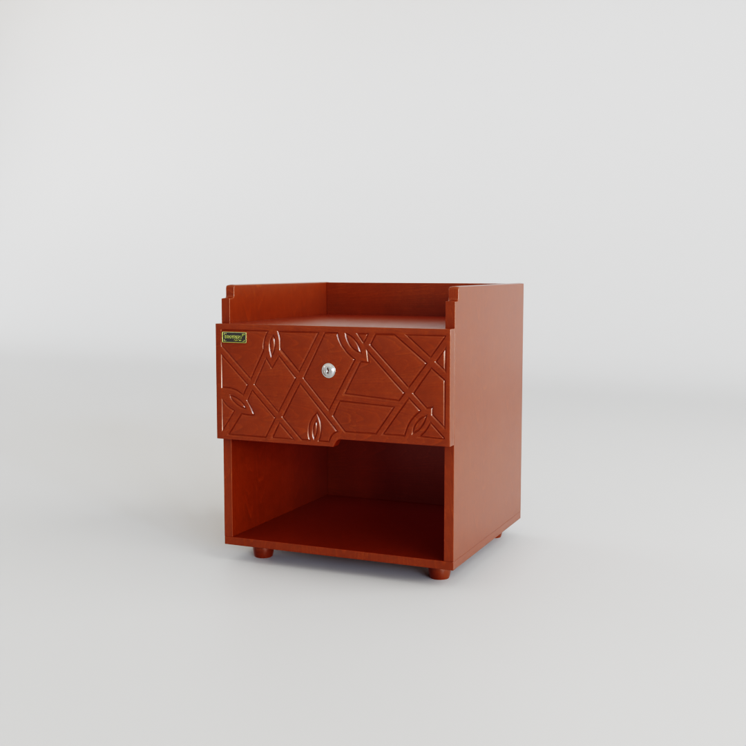 Elegant Bedside Table By Brothers Furniture. 