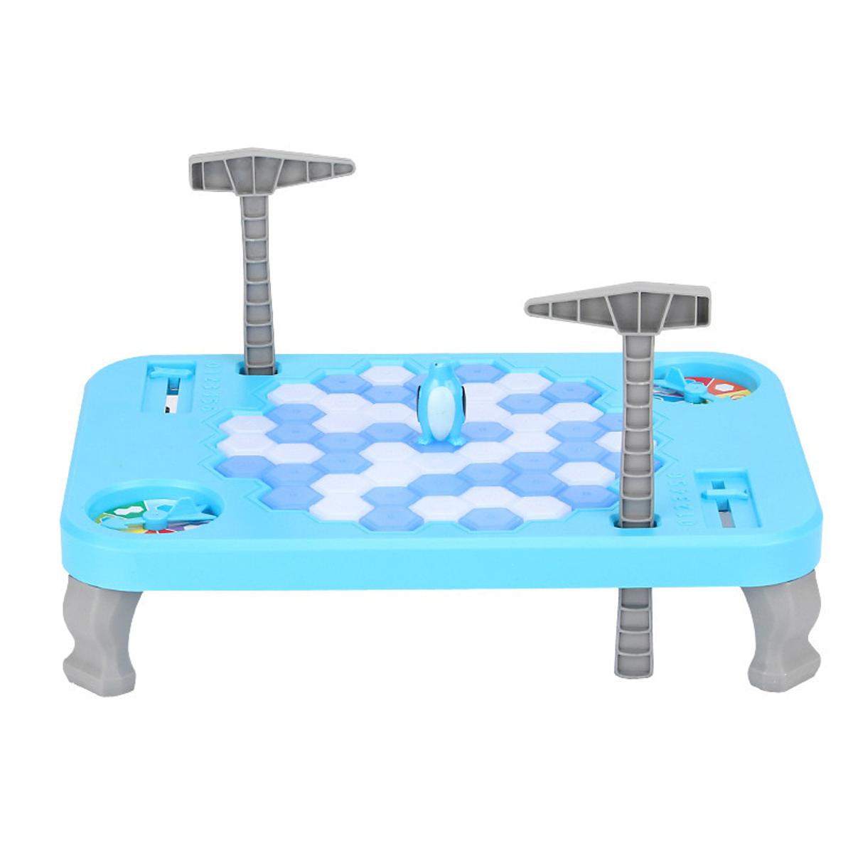 【happy one】Fun Save Family Board Penguin Ice Breaking Frog Trap Activate Desktop Game Who Make The Penguin Fall Off Lose