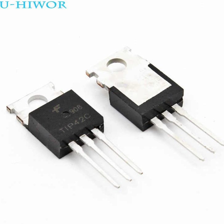 2Pcs- CHINESE TIP42C Transistor TIP42 Transistor TIP42C IC PNP 100V 6A 65W Transistor TO-220 Package 3 Pin Leads. 