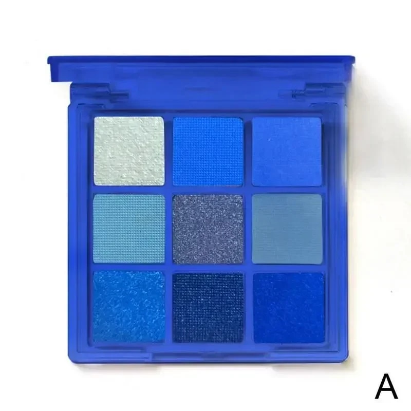 9 Colors Baby Blue Eyeshadow Makeup Pallete Matte Blue Eye Shadow Palette Shimmer Shine Diamond Yellow Neon Eyeshadow Palette Abandon Abandon. 