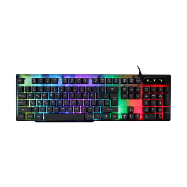 I-Crown I-707 RGB Backlit Multifunction Wired Keyboard. 