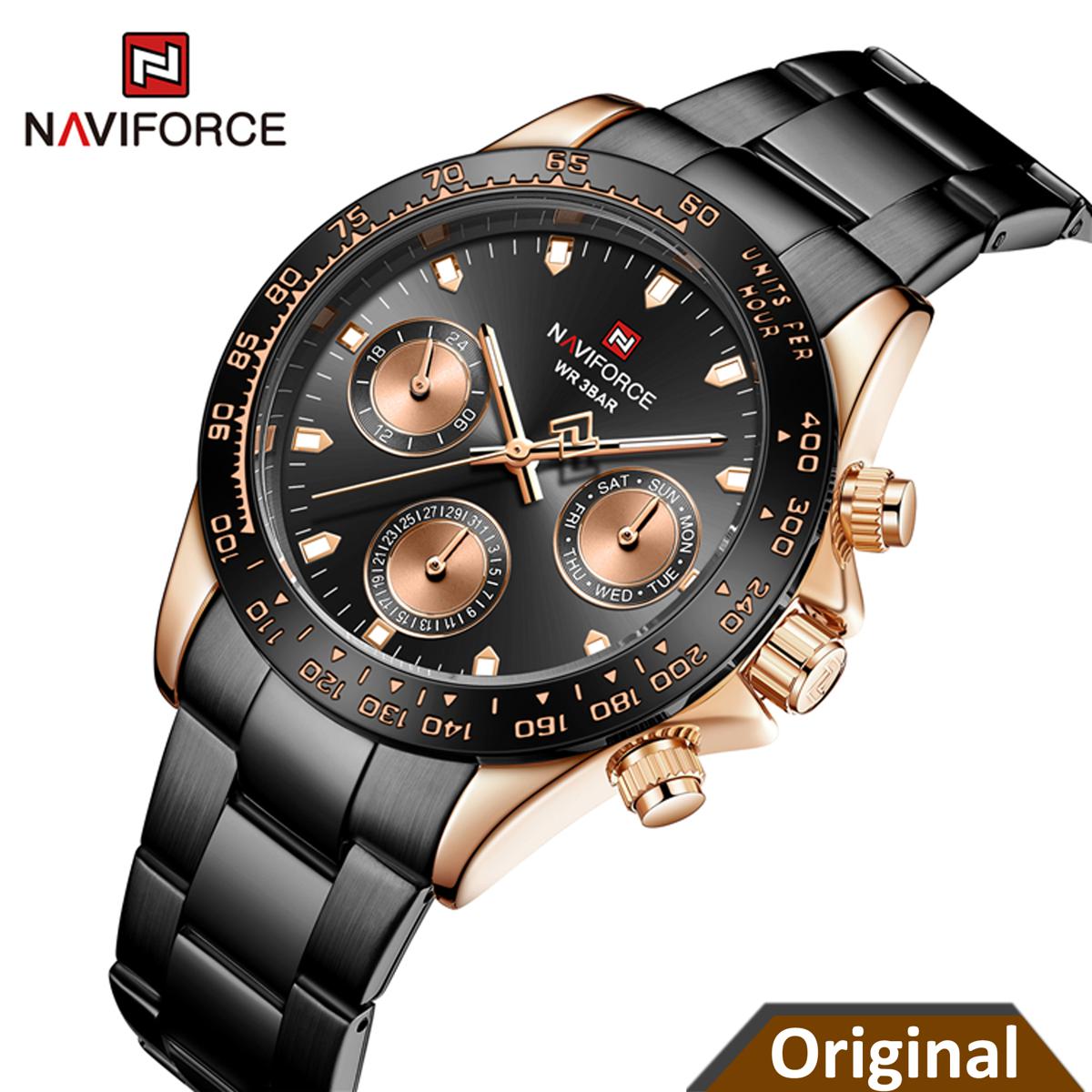 NAVIFORCE NF9193 Japan Movement Luminous Multi-Functional Quartz Watch for Men