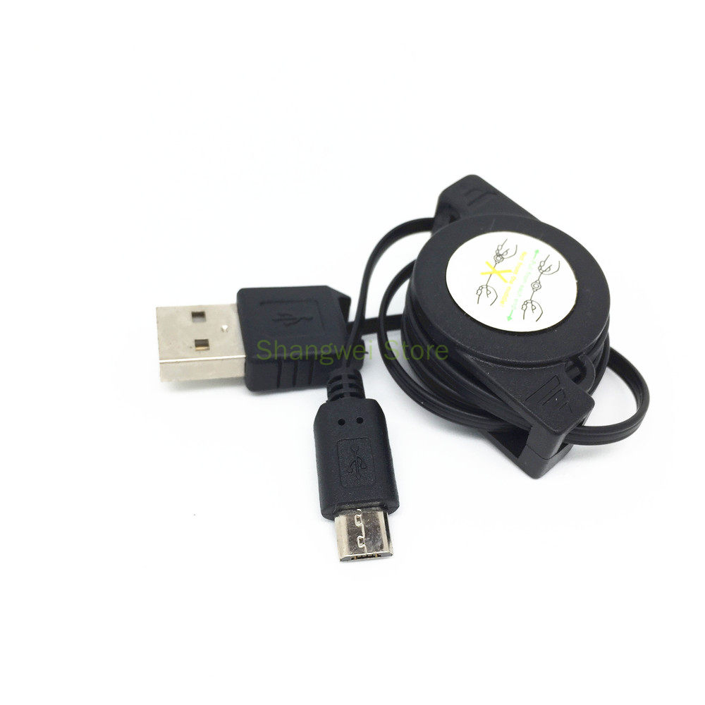 Retractable Micro USB Data Sync Charger Cable for Htc Magic G2 Legend G6 Hero G3 200 S510B G20 Rhyme X715E G22 Amaze 4G T9188. 