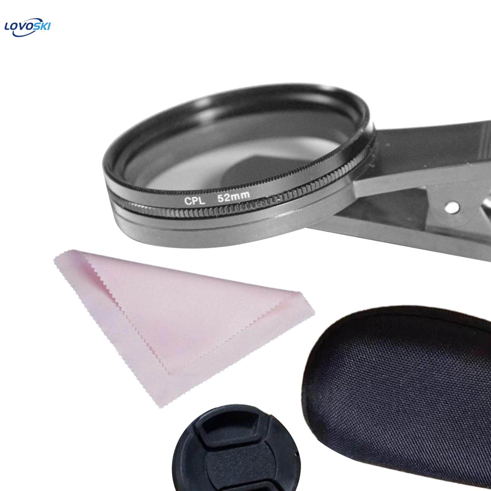 52mm CPL Phone Camera Lens Circular Polarizer Lens Filter Universal Optical Glass Portable CPL. 