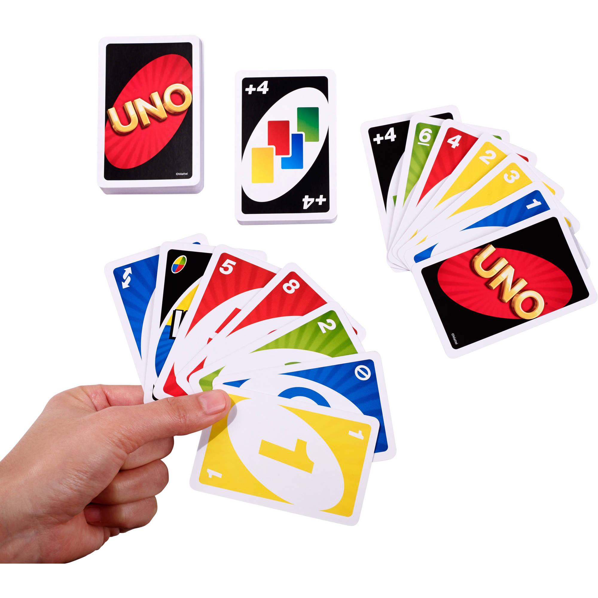 UNO Card Game with Set of Cards (Multi-Color). 