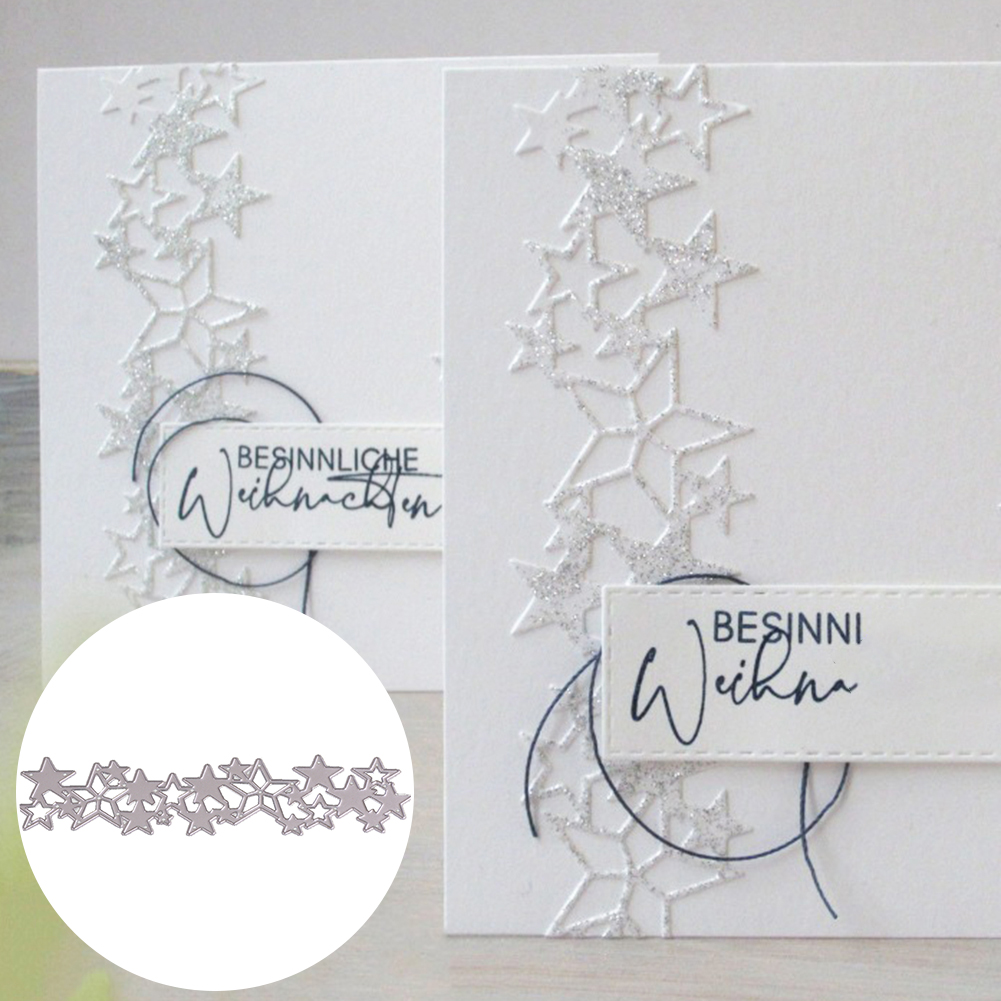 Star Cutting Die DIY Scrapbook Paper Cards Making Craft Stencil Mold Album Decor
