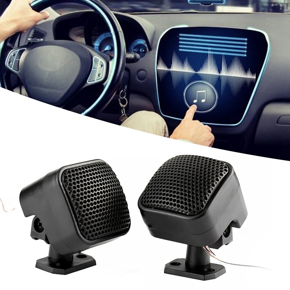 2pcs Loud Audio Music Tweeter Loudspeaker Car Small Square Speaker 500W Som Automotivo accesorios automovil Car Accessories
