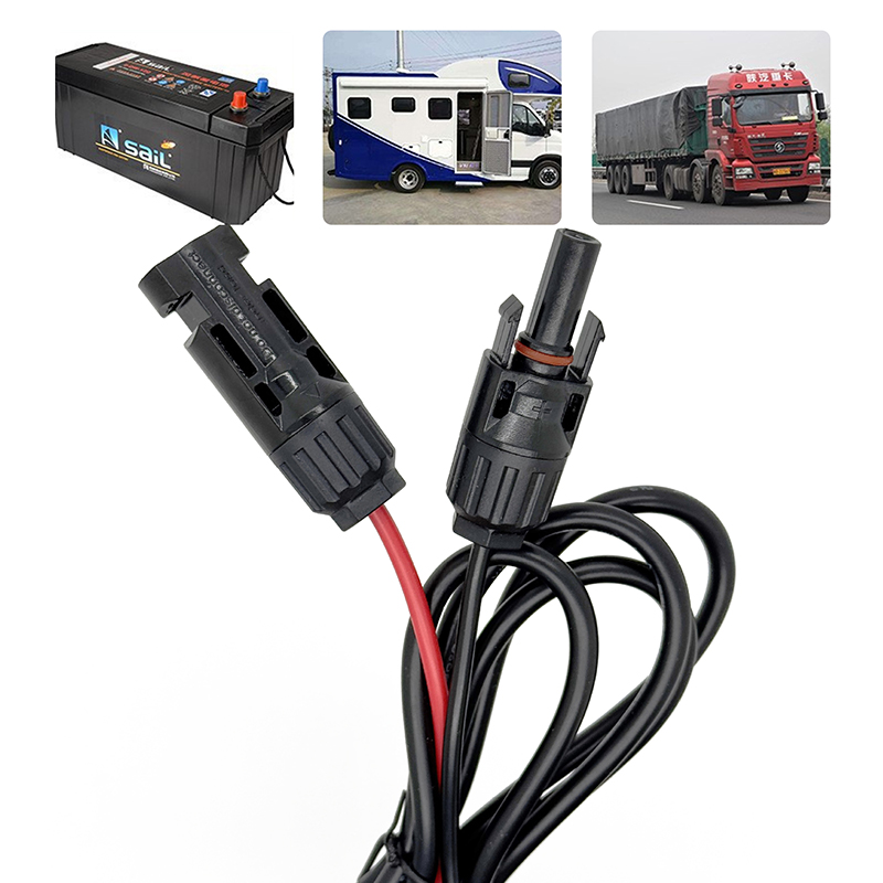 MC4 To DC 5521 Adapter 1.5m Extend Output Cable For Solar Panel Power Connector For Motor Home For Yacht Mushen