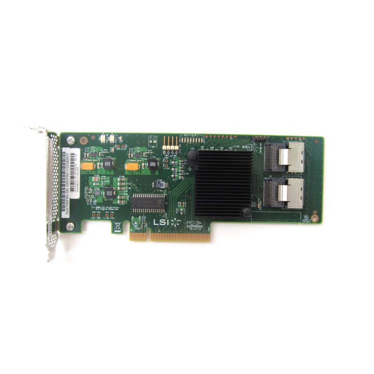 SUN 375-3640-02 8 Port 6Gbps sas 2-pci  Express Adapter (LSI)