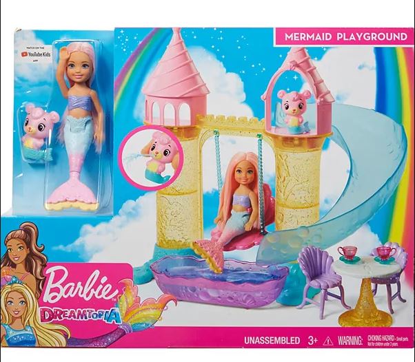 Barbie Dreamtopia Mermaid Playground Dolls and Playset FXT20