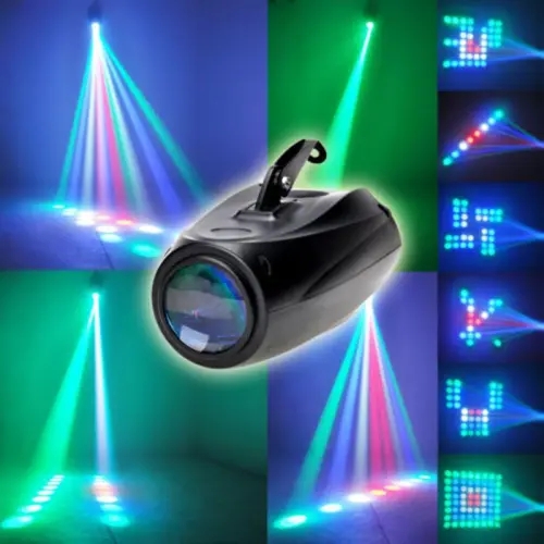 LED Small Airship Manual/ 64 RGBW Color Changing 10W LED Moonflower Lighting/ Magic Pattern Stage Light /Xmas Party lights. 
