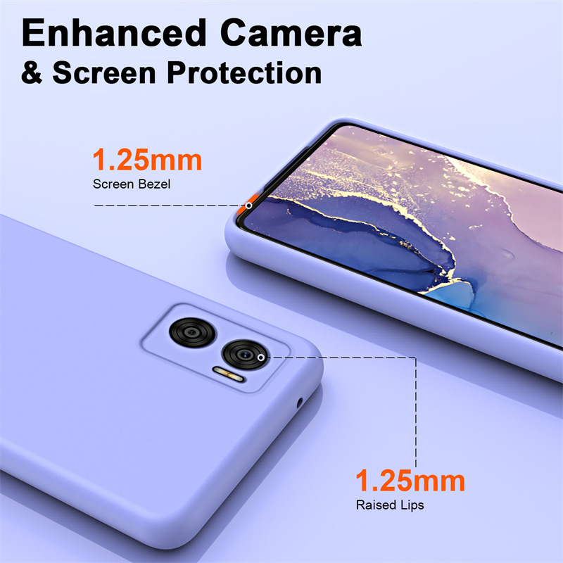 Suitable for Imitation Liquid Silicone Soft Shell Flannel MOTOROLAEDGE30NEO Phone case G73E32E13 Protective Sleeve. 
