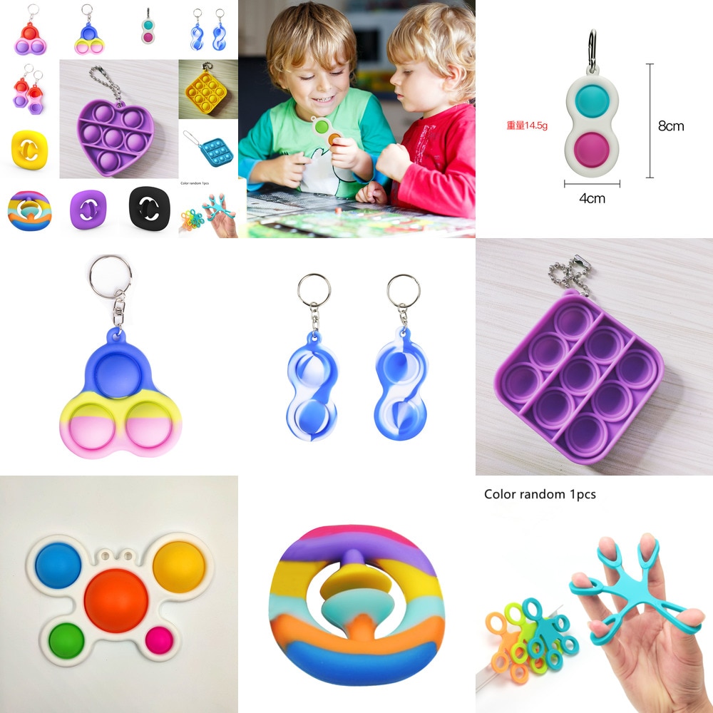 【happy one】Figet Simple Dimple Toy Adult Fitget Office Controller Fidgets Anti-stress Board Autism Simpel Dimpel Educational. 