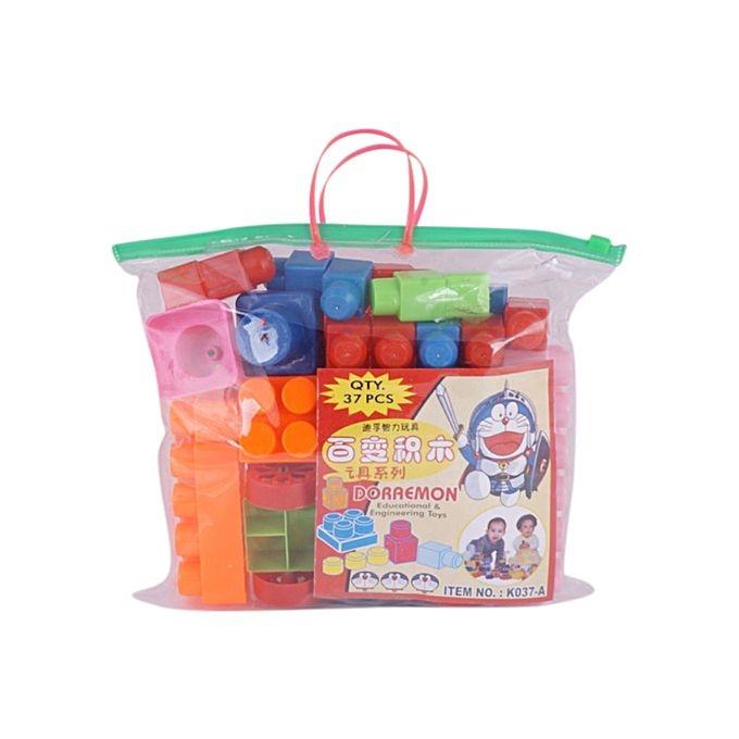 Plastic Building Blocks Toy - Multi Color. 