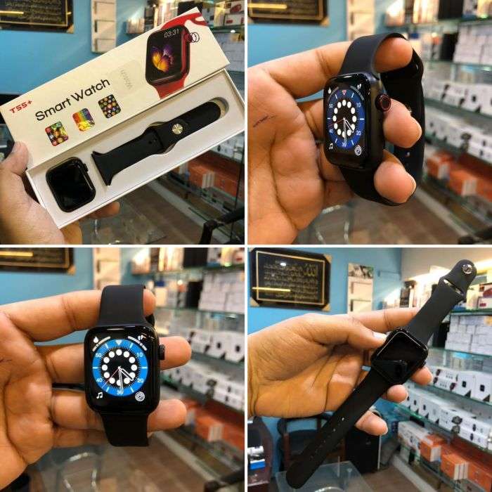 T55 Plus Smartwatch T55 Plus Smart Watch Bluetooth Call / T55+ Smart Watch Crown Working. 