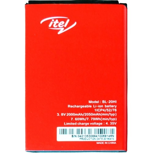 Itel BL-20hI 2050 mAh Mobile Battery for Itel A16