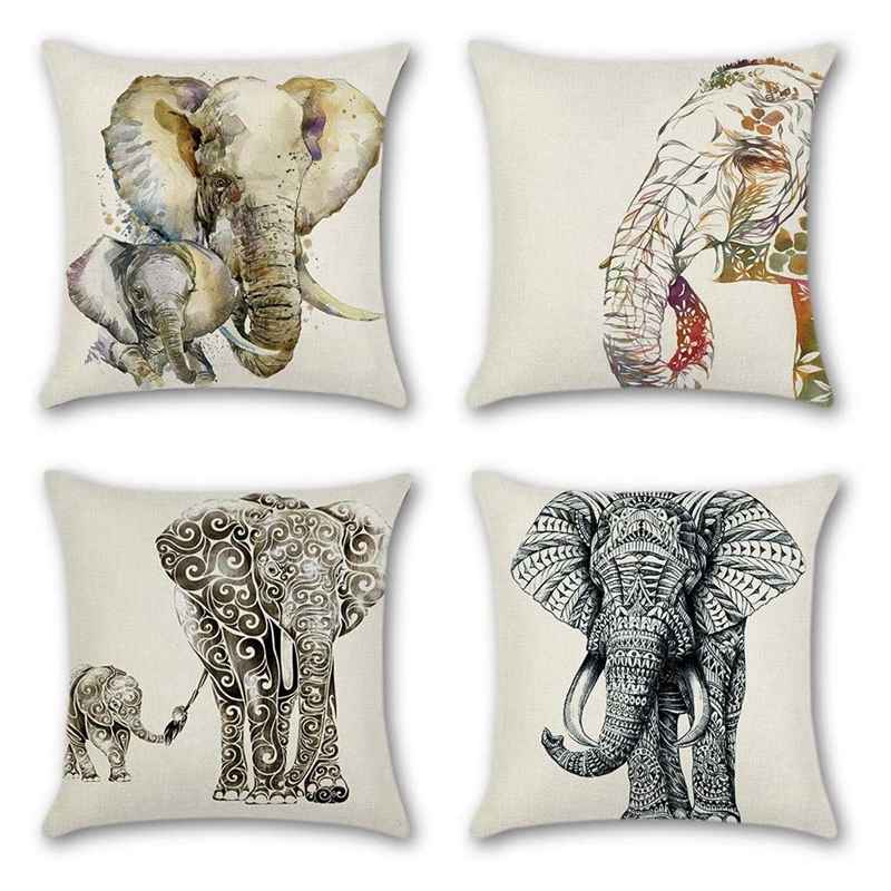 18x18 Inch 45 X Cm 4 Pack Cushion Covers Throw Pillow Case Chair Sofa