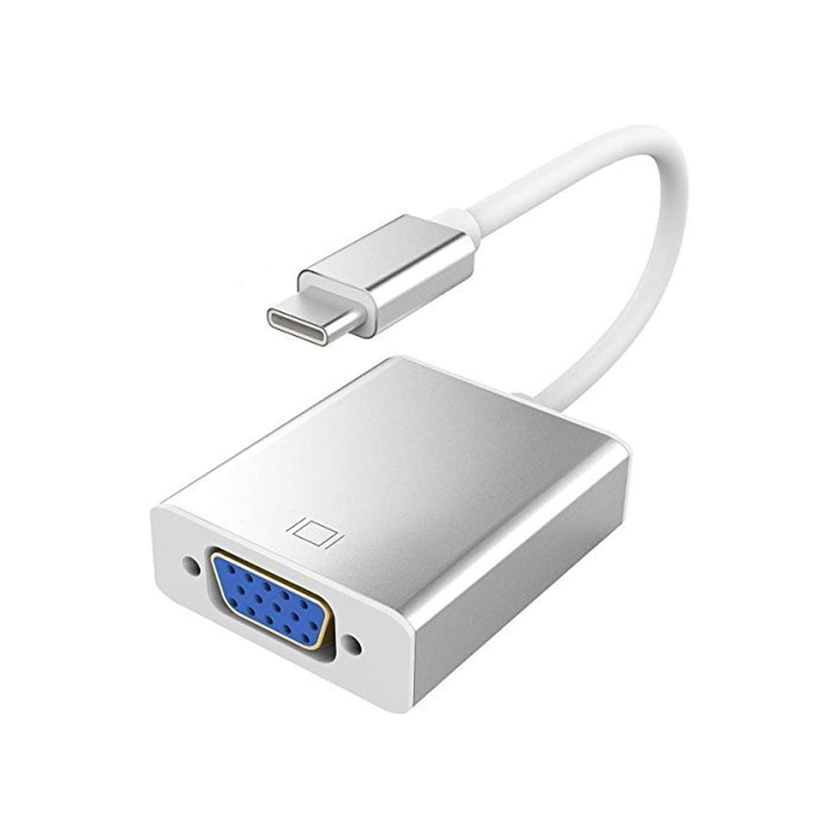USB3.1 Type C to VGA Adapter USB-C Male To VGA Female Video Transfer Converter. 