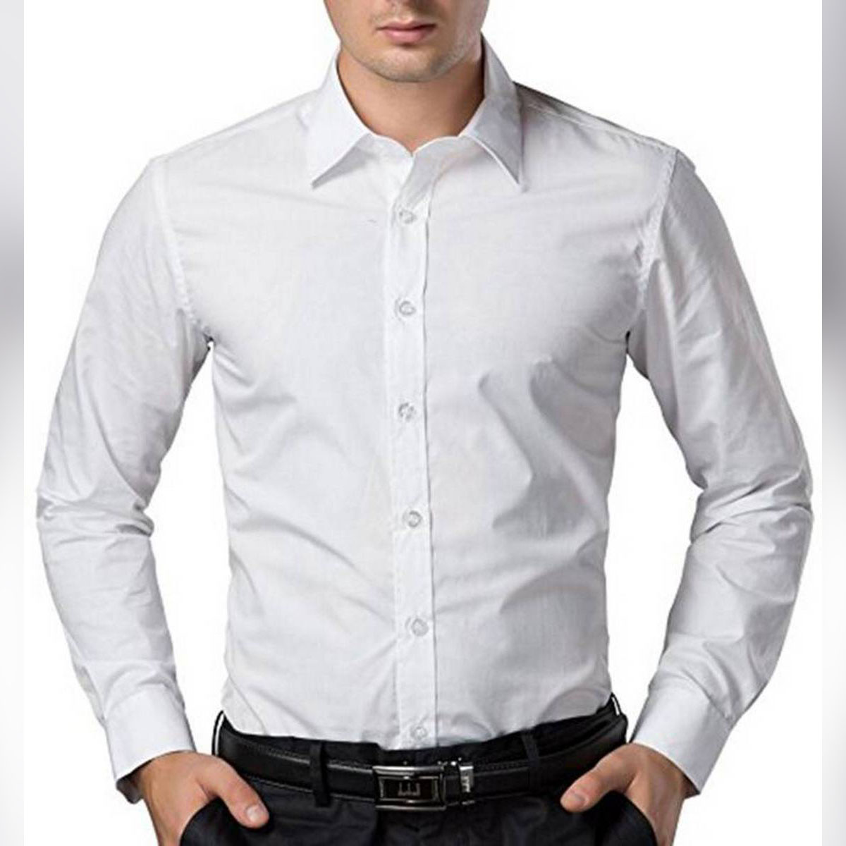 long sleeve white for men