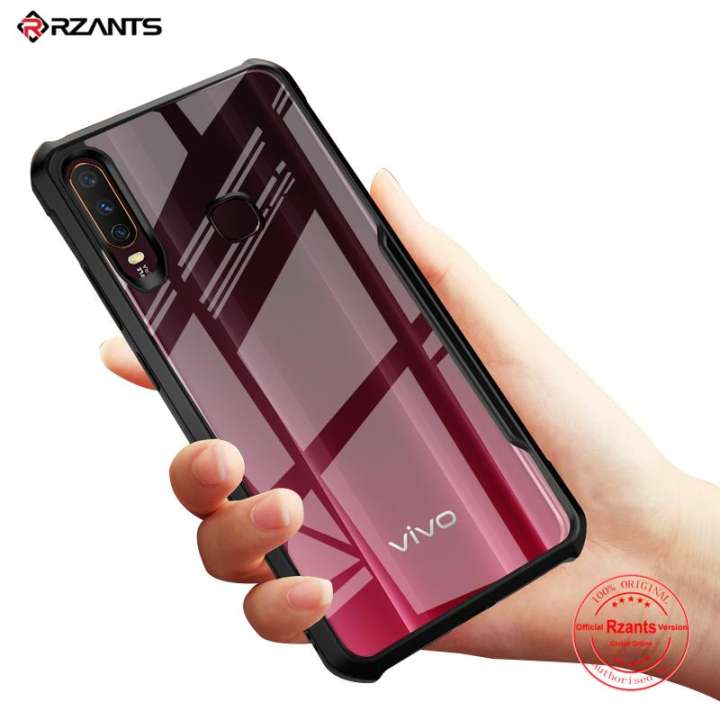 Vivo Y11 / Vivo Y12 / Vivo Y15 / Vivo Y17 - Hard Case Back Cover Transparent Silica Gel Matte ShockProof Slim Thin Cover Phone Casing ...