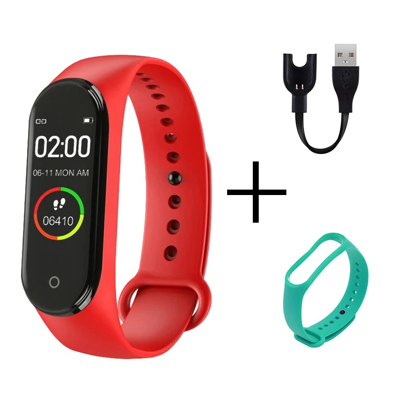 【3C VictoryEagle】Bracelet Watch Vibration Message Push Blood Pressure Monitor Tracker Wearable Digital. 