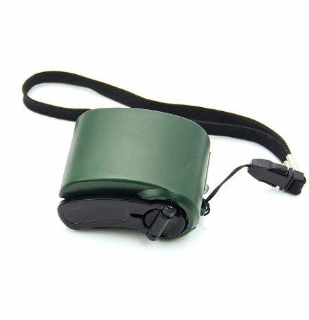 【happy one】Outdoor Emergency Hand Power Dynamo Hand USB Charging Charger Universal. 