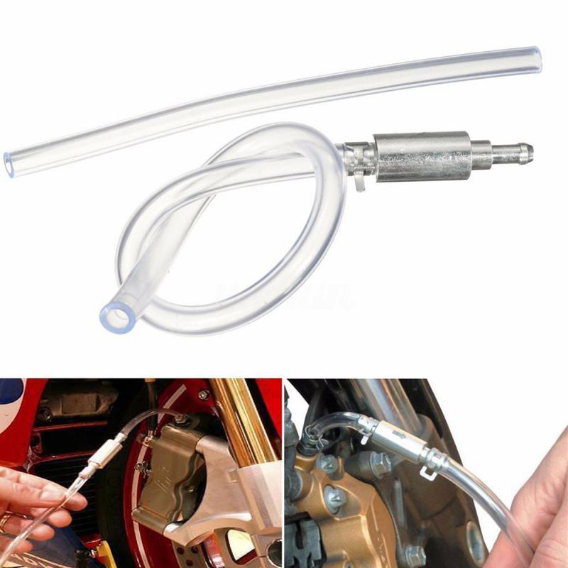 Clutch Brake Bleeder Hose One Way Valve Tube Bleeding Tool Kit Motorcycle Car. 