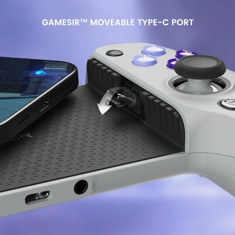 GameSir G8 Galileo Cellphone Gamepad Game Controller with Hall Effect Joystick for iPhone 15 Android Mobile Phone Cloud Gaming. 