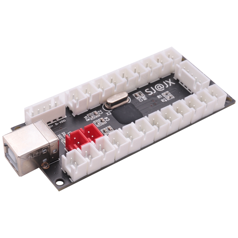 Zero Delay Arcade Usb Encoder Pc To Joystick For Mame Jamma & Other Pc Fighting Games. 
