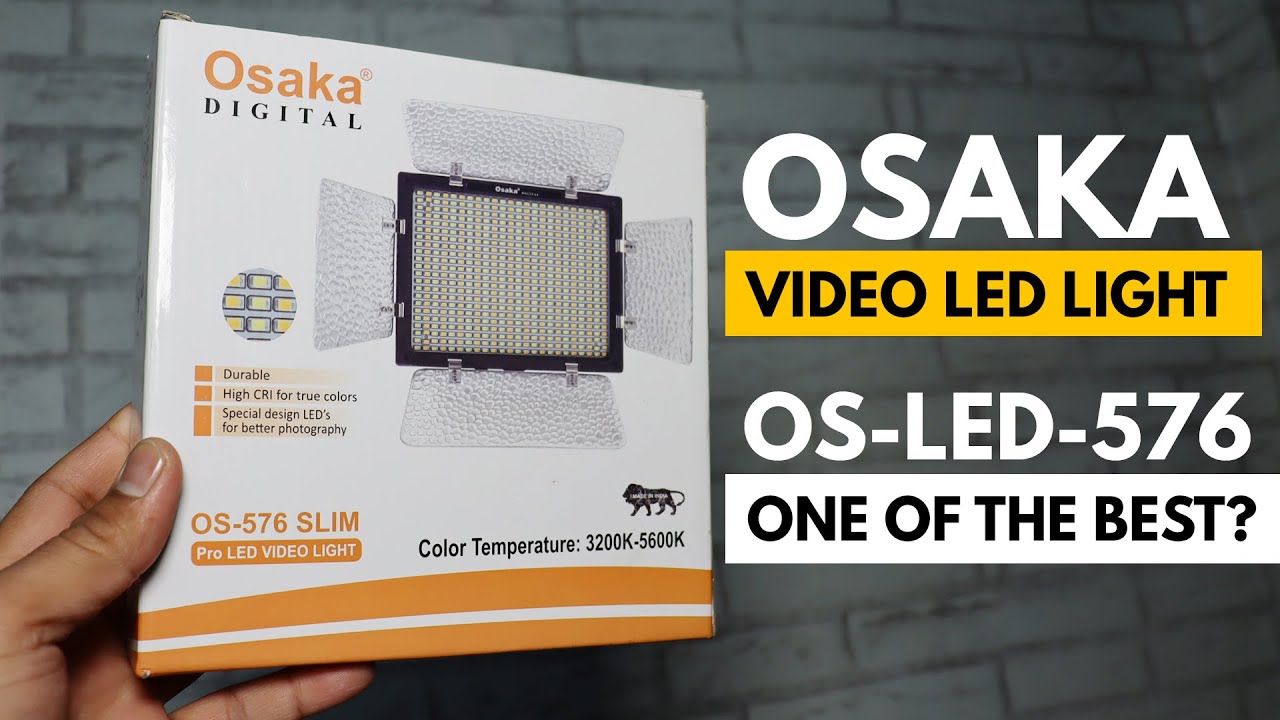 Osaka OS-576 Slim Pro Led Light for DSLR and Video Camera. 