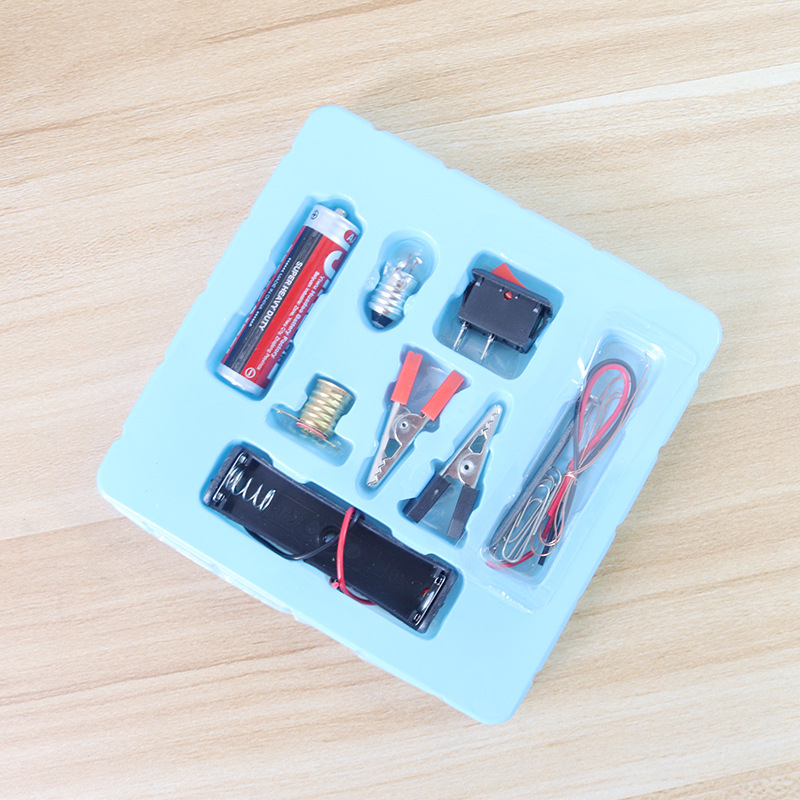 Science Box Easy Electric Circuit Experiment Kit Practice Science Learning Skills Teaching Age 6-10 Science Toolkit. 