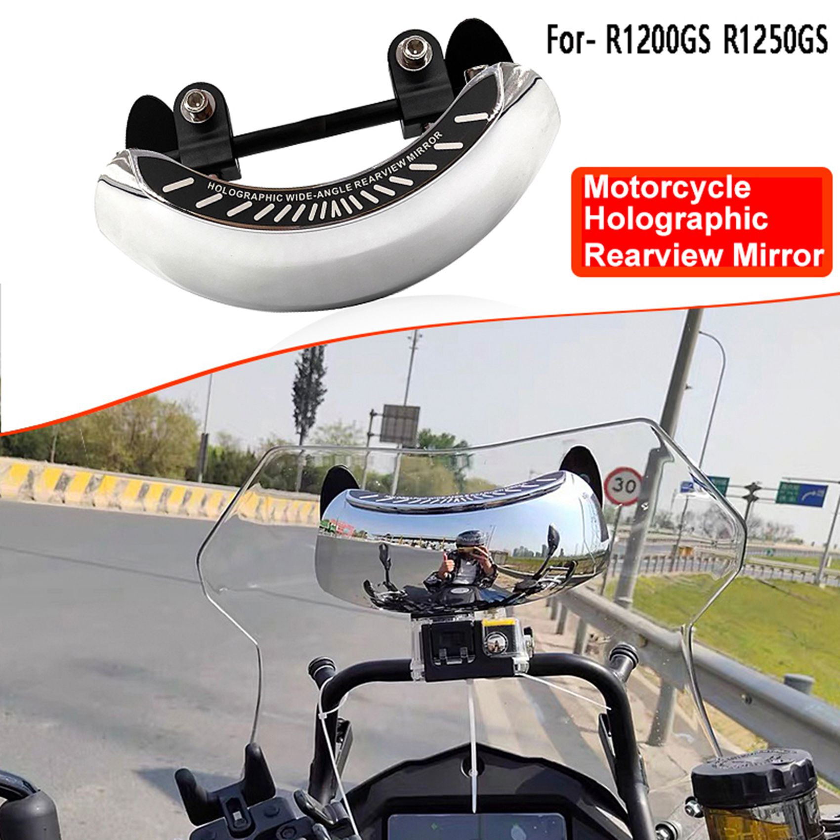 Buy Motorcycle Rearview Rear View Mirrors Glass Back Side Mirror