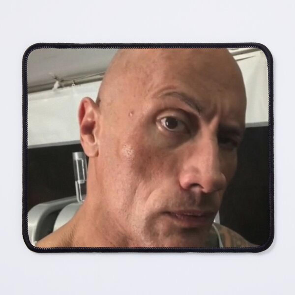 The Rock Eyebrow Meme Mouse Pad Table Desk Gamer Play Printing Computer Mens Gaming Mousepad Mat PC Carpet Anime Keyboard