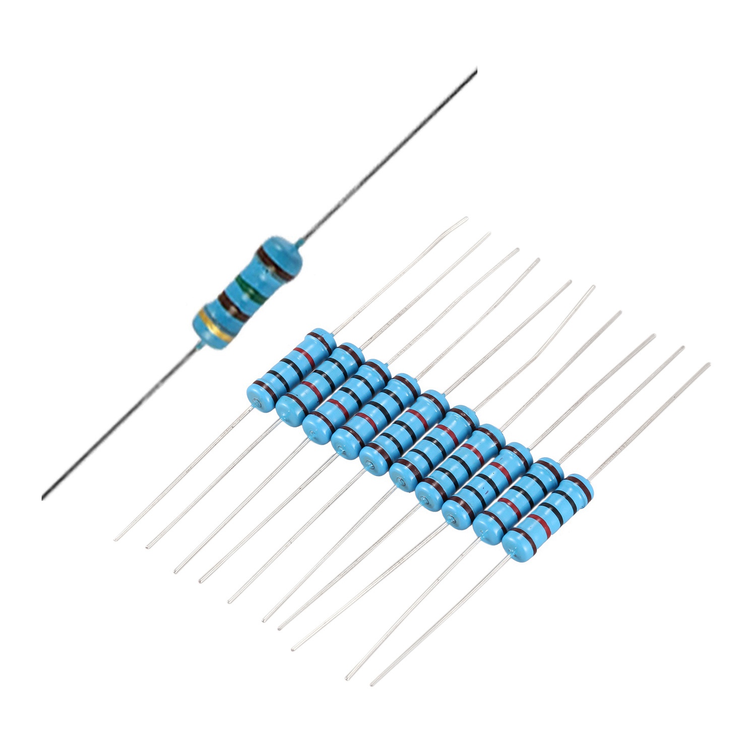 Axial Lead 4 Bands for DIY Electronic Projects and Experiments